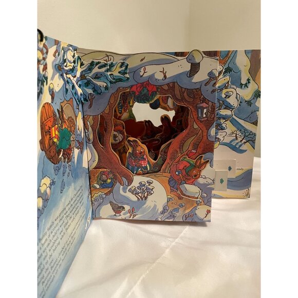 Vintage - The Bunnies' Christmas Eve A Peek-Through Pop-Up Book - Picture 6 of 10